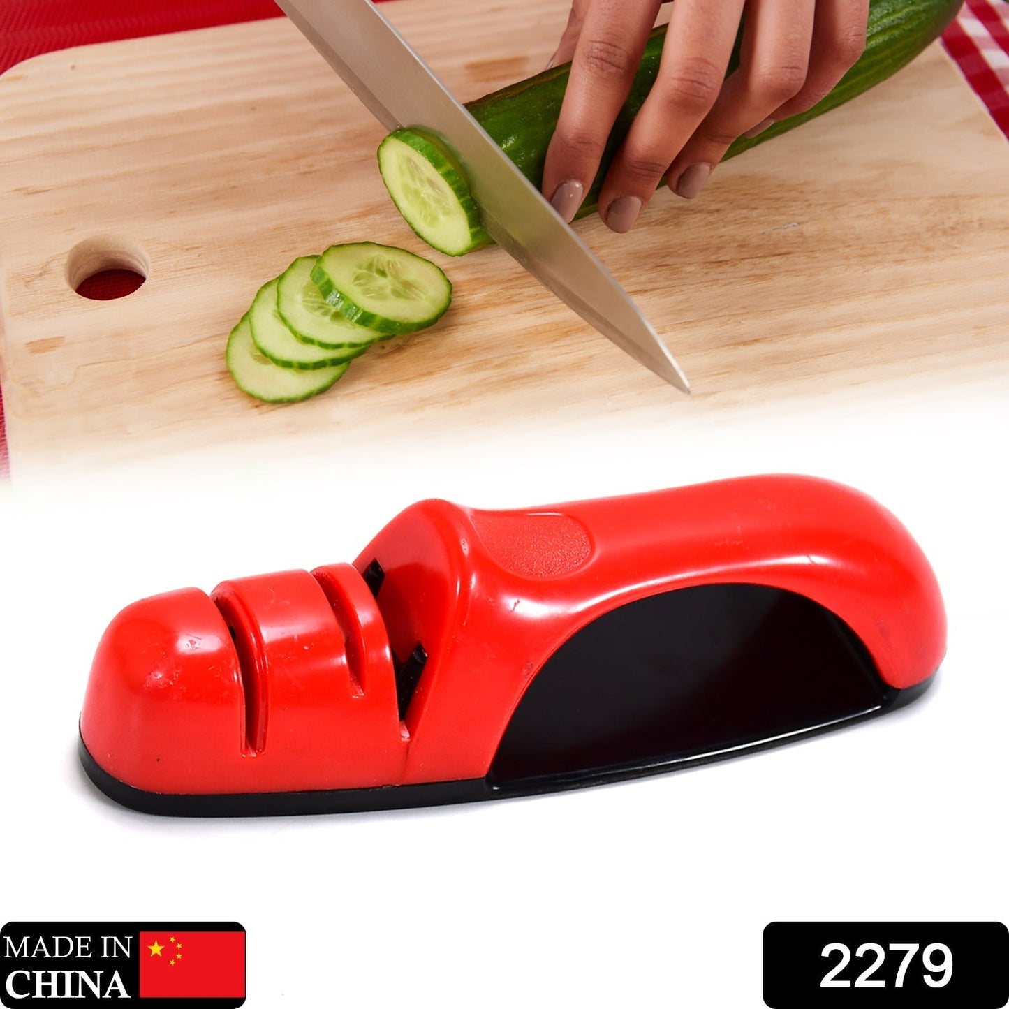 2279 3Stage Knife Sharpening Tool for Kitchen (Loose) 