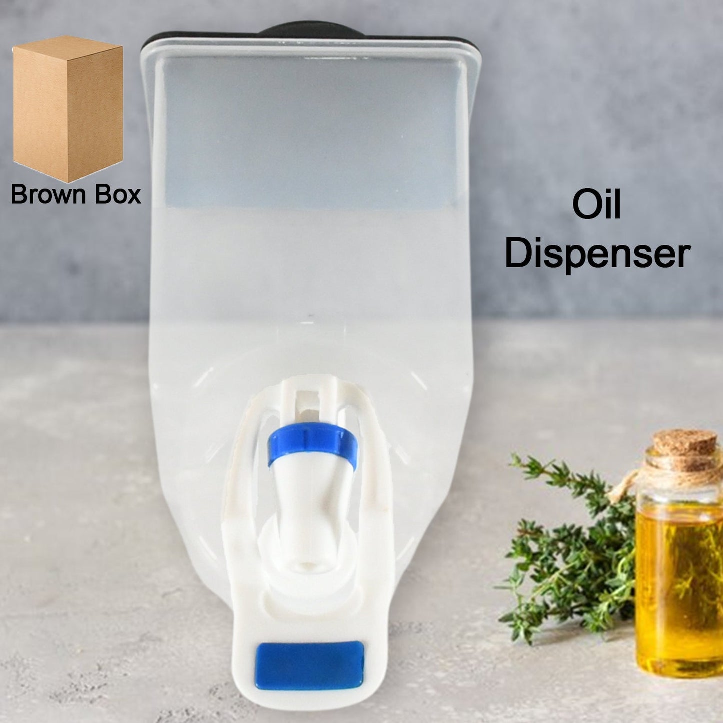 Wall Mounted Oil Dispenser Bottle (1100ml Approx)