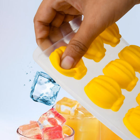 Silicone Mold Ice Cube Tray Creative Sweet Multi Type Ice Tray Buckets, Ice Cube Trays Multi Fruit Shape Ice Tray (1 Pc)