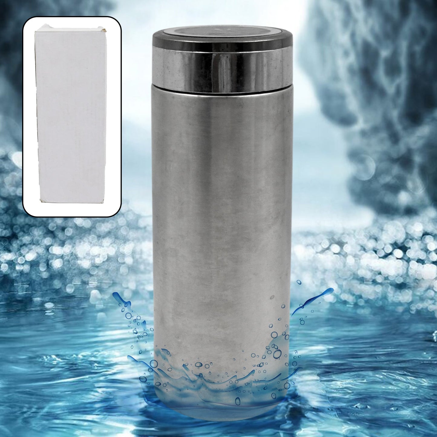 Multifunctional Double-Wall Thermos Water Bottles, Spill Proof with Leakproof Drinking Cup for Office Mug, Home, Travel, School