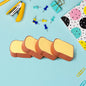 17527 3D Toast Bread Shape Eraser for Kids, Cartoons Erasers Toast Bread Erasers Bread Shaped Eraser for Students, Gift, Cute Fun Food Pencil Erasers for School Classroom, Stationery for Boys & Girls (4 Pcs Set)