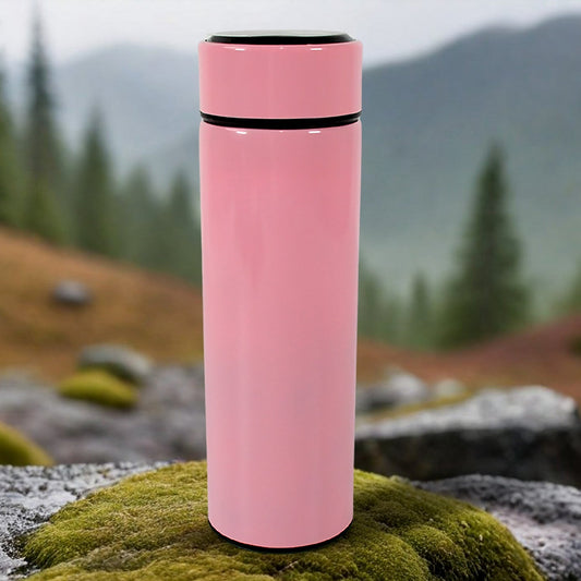 12994 Smart Vacuum Insulated Water Bottle with LED Temperature Display, Cold & Hot | Leak Proof | Office Bottle | Gym | Home | Kitchen | Hiking | Trekking | Travel Bottle  (Mix Color & Design / 500 ML)