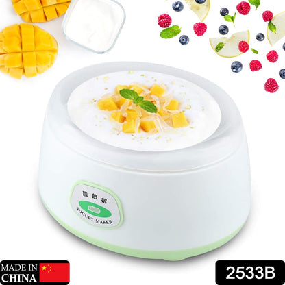 B ELECTRONIC YOGURT MAKER, AUTOMATIC YOGURT MAKER MACHINE 1L YOGHURT PLASTIC CONTAINER FOR HOME USE