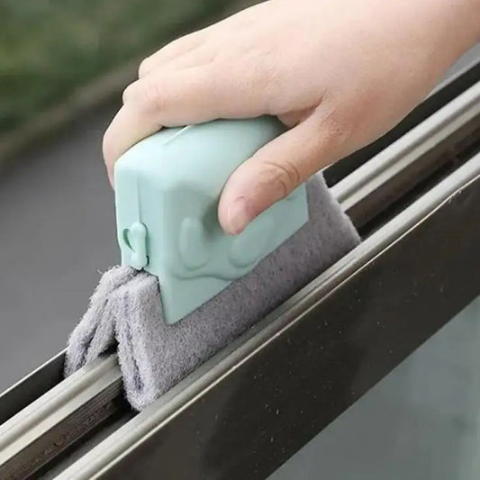 A Window Groove Frame Cleaning Brush Door Track Cleaning Brushes Dust Cleaner Tool for Corners Edges and Gaps