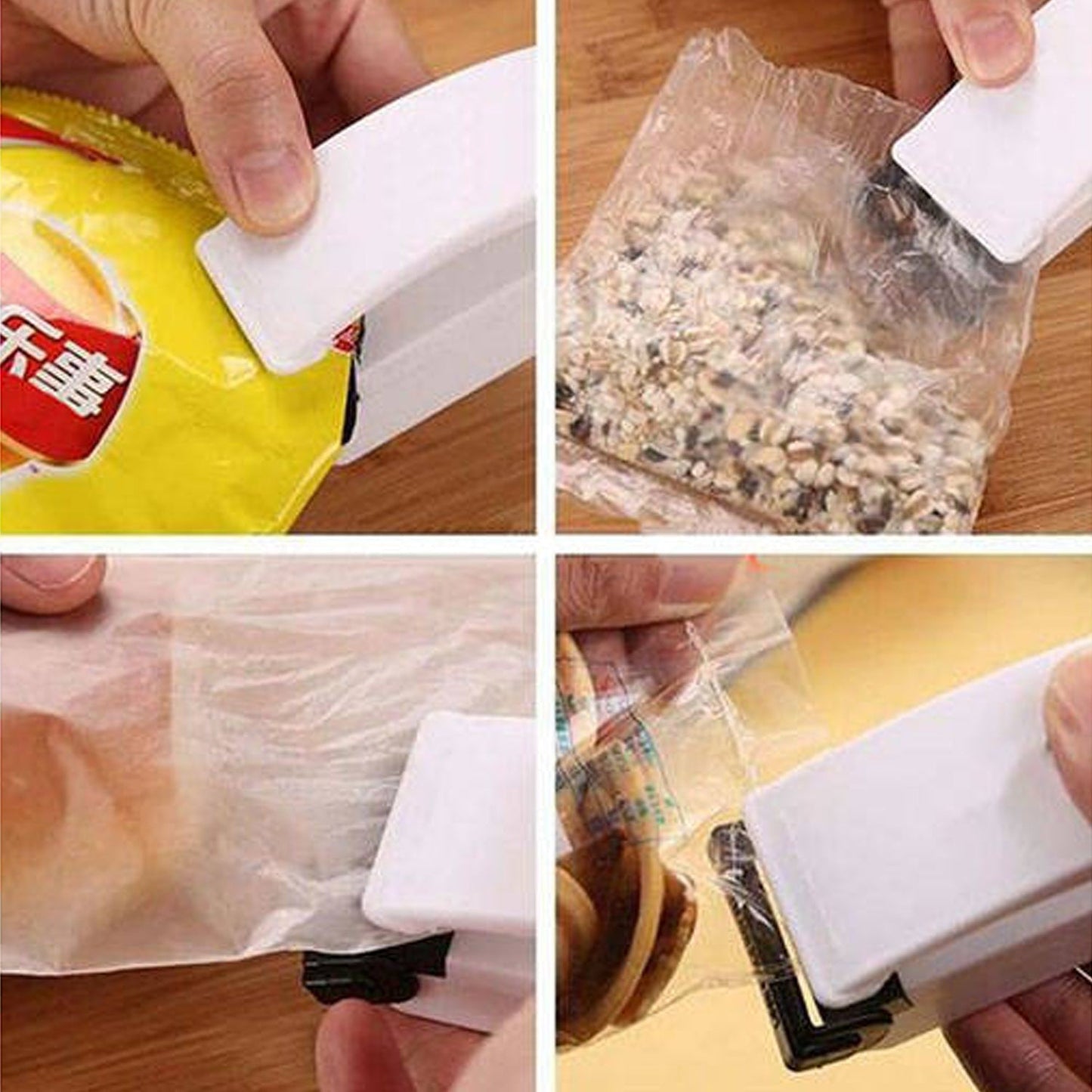 A  Multifunctional Household Mini Portable Super Sealer Handy Plastic Bag Sealer Sealing Machine