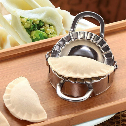 Dumpling Mold, Never Rusty Strong Convenient Stainless Steel Dumpling Maker Durable for Home (1 Pc)