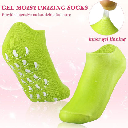 Socks Soft Socks for Repairing and Softening Dry Cracked Feet Skins Comfortable Socks (No Box Packing / Without Gel Socks)