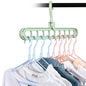 A HOLE PLASTIC HANGER HANGING HOOK INDOOR WARDROBE CLOTHES ORGANIZATION STORAGE BALCONY WINDOWSILL SUIT RACKS