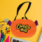 Halloween Pumpkin Bags Non- Woven Candy Bags Trick or Treat Bags Portable Tote Bag Cartoon Goodie Handbag for Halloween Party Favors, Kids Gift Bag