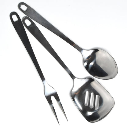 SERVING SPOON SET COOKING SPOON SET HIGH QUALITY PREMIUM SPOON SET ( 3PC SET ).