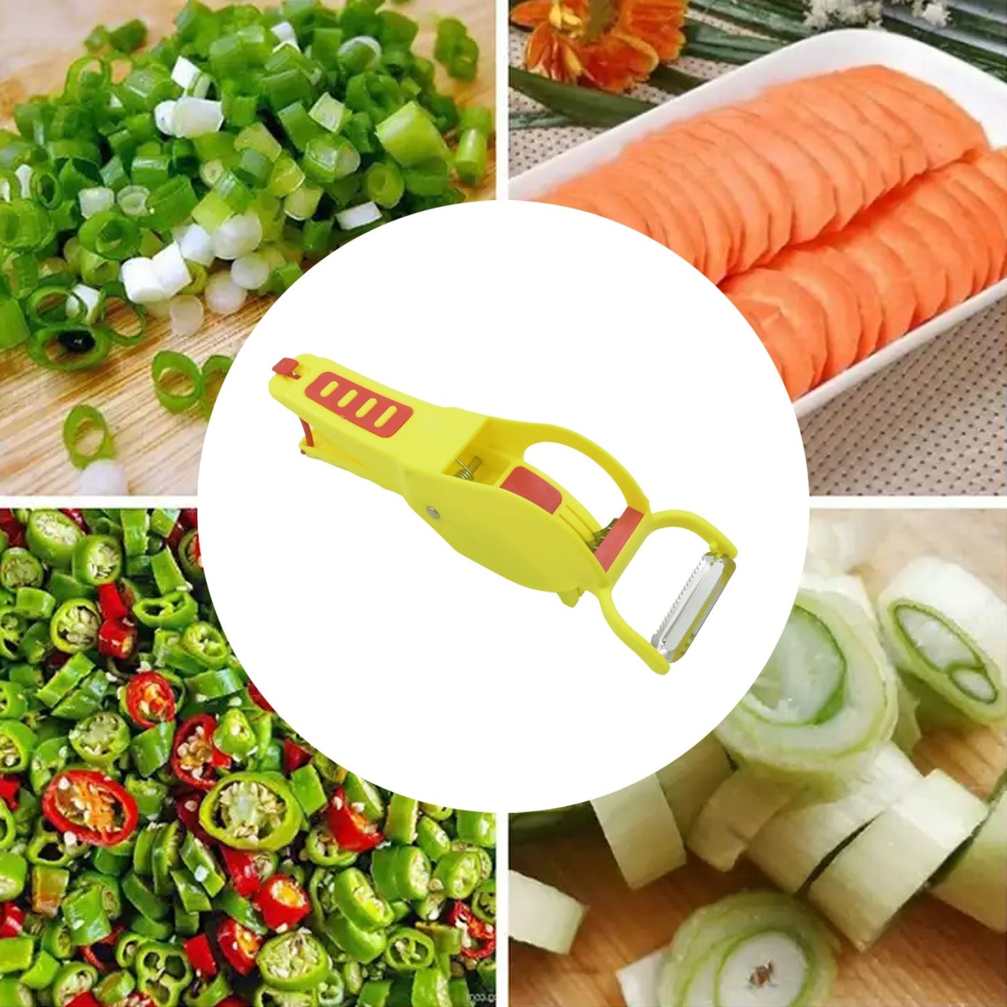 2-in-1 Vegetable and Fruits Cutter / Chopper