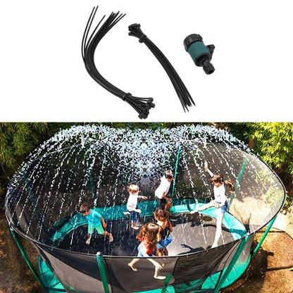 Trampoline Sprinkler for Kids - Outdoor Trampoline Water Sprinkler for Kids and Adults, Trampoline Accessories Sprinkler 39ft Long for Water Play, Games, and Summer Fun in Yards (39ft)