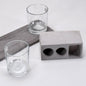 5223 2Wine  Glass & Marbal Holder New & Attractive Design For Hotel & Cafes Use 