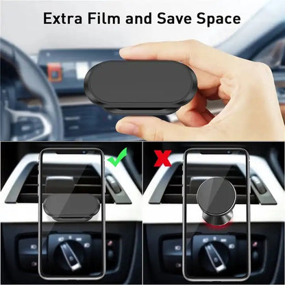 8 Magnetic Phone Mount/Holder for Car, Super Strong Magnet Universal Car Mount, Dashboard 360° Rotation for Car, Desk, Office, Home & Kitchen for All Smart phones (1 Pc)