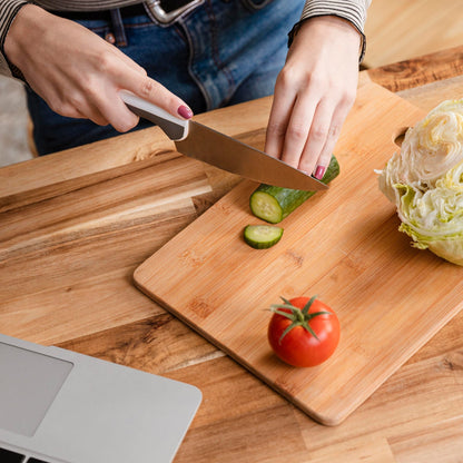 Wooden Chopping Board Big Size Kitchen Chopping Board Household Cutting Board Knife Board Vegetable Cutting and Fruit Multi-purpose Steel Vs Wooden Sticky Board Cutting board For Kitchen Use