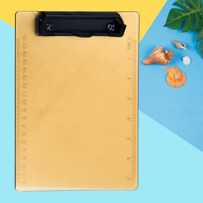 A Transparent Plastic Clipboard Pad Professional Clipboard Heavy Duty Clipboard, Durable Plastic Clip Board