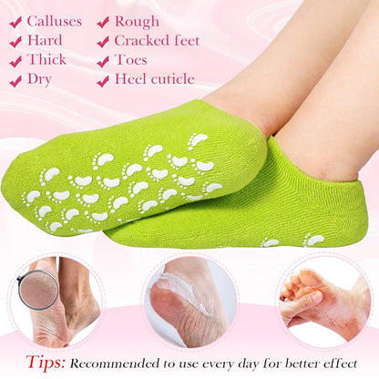 Socks Soft Socks for Repairing and Softening Dry Cracked Feet Skins Comfortable Socks (No Box Packing / Without Gel Socks)