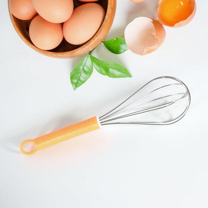 8158 Manual Whisk Mixer Stainless Steel Whisk, Cream Whisk, Flour Mixer, Rotary Egg Mixer, Kitchen Baking Tool (16 Cm)