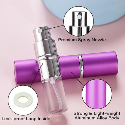 12717 Empty Spray / Perfume Bottle Refillable Fine Mist Perfume For Sanitizer Travel Beauty Makeup Perfume filler (1 Pc)