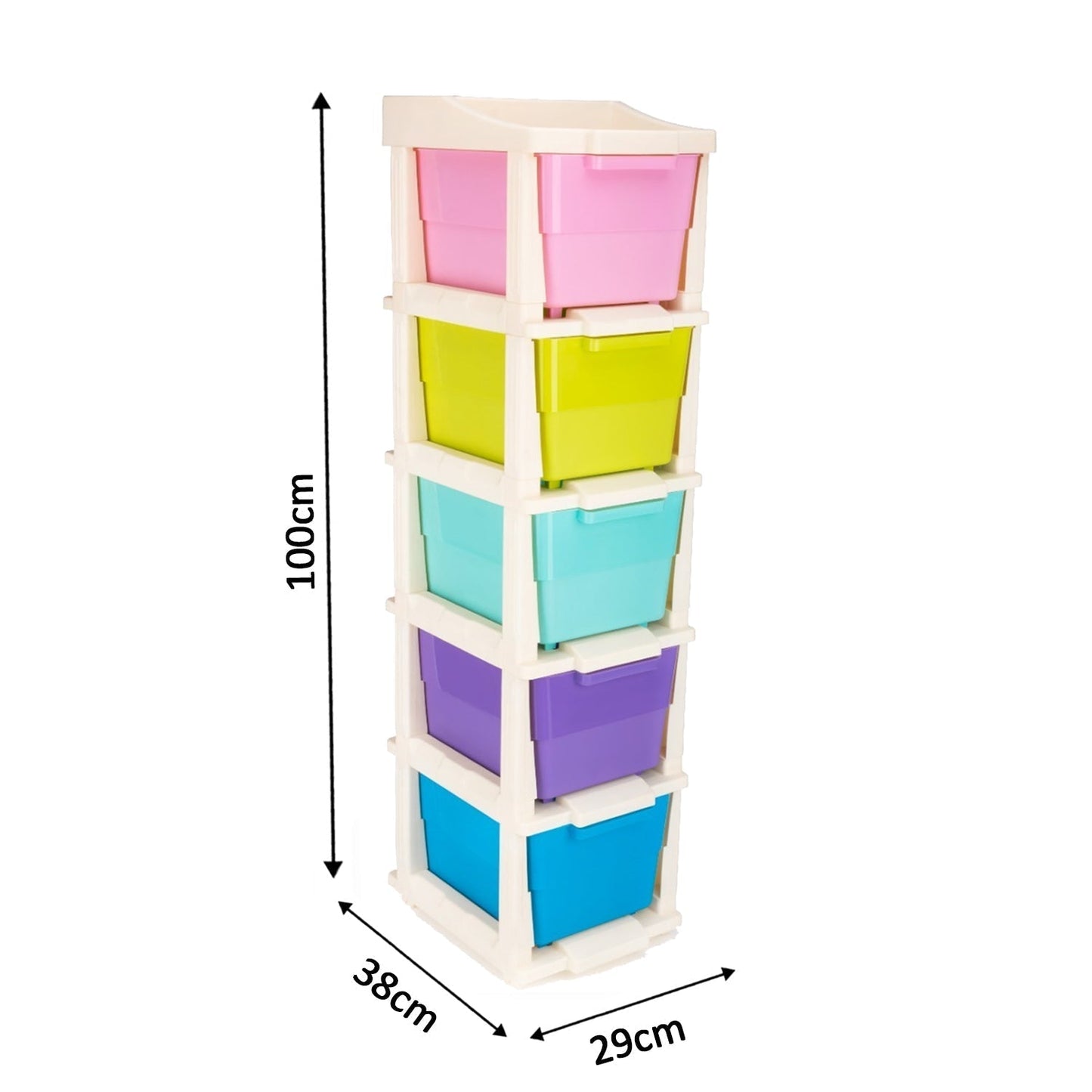 0769A 5 Layer Multi-Purpose Modular Drawer Storage System 