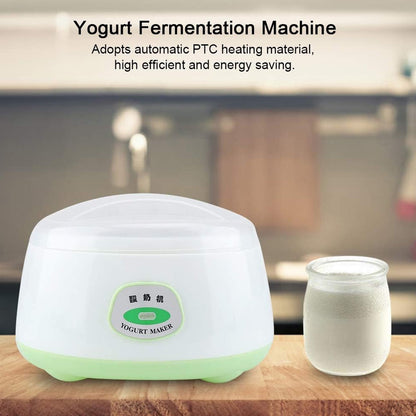 B ELECTRONIC YOGURT MAKER, AUTOMATIC YOGURT MAKER MACHINE 1L YOGHURT PLASTIC CONTAINER FOR HOME USE