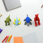 Small Dinosaur Shaped Erasers Animal Erasers for Kids, Dinosaur Erasers Puzzle 3D Eraser, Desk Pets for Students Classroom Prizes Class Rewards Party Favors for Toddlers, Soft Non-Dust Stationery Activity Toy, for School Supplies (4 Pc Set)