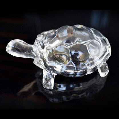 1194 Crystal Glass Turtle-Tortoise for Feng Shui and Vastu 