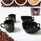 8229 Play Station Ceramic Tea / cups / Mug Set With Handle Serving Bowl Milk Cup, Coffee Cup, Tea Cup, Breakfast Cup, Drinking Mug or Outdoor for Household, Gift for Birthday, Wedding Party (4 Pcs set)