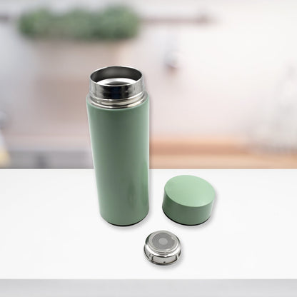 A Stainless Steel BPA-Free Leak Proof Double Walled Vacuum Insulated Cold and Warm Water Bottle