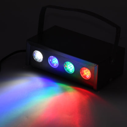 A Mini Laser Projector Low Par Light 4 LED RGBW Stage Lighting Laser Light, Special Effects, Party Light