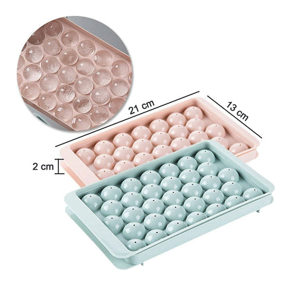 2319 Plastic Round BPA Free Reusable Ice Cube Ice Ball Mold / Lollipop Candy Maker (20x12cm)