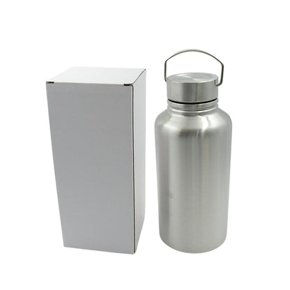 Big Stainless Steel Water Bottle With Handle, Fridge Water Bottle, Stainless Steel Water Bottle Leak Proof, Rust Proof, Hot & Cold Drinks, Gym Sipper BPA Free Food Grade Quality, Steel fridge Bottle For office/Gym/School (Big)