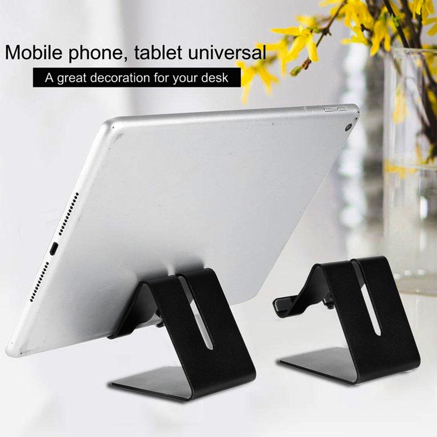 6149 Mobile Metal Stand widely used to give a stand and support for smartphones etc, at any place and any time purposes. 