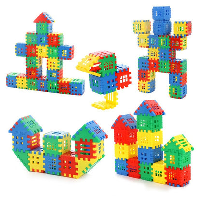 3911A 176PCS HOUSE BLOCKS TOY USED IN ALL KINDS FOR ENJOYING PURPOSES 