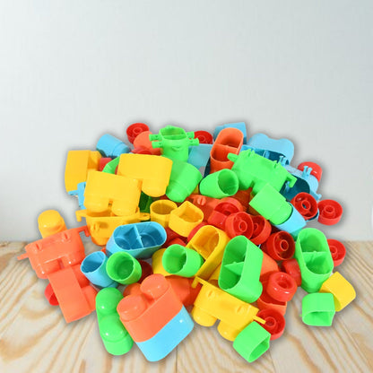 17680 Puzzle Blocks Toys Building and Construction Block Set for Children Boys and Girls (Multicolor)