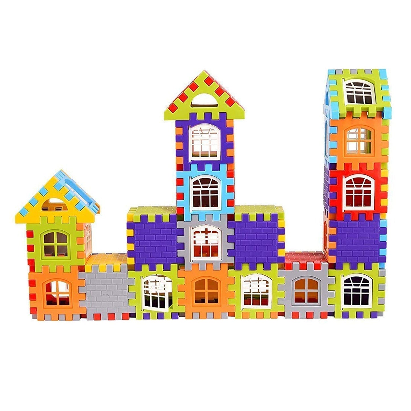 3911A 176PCS HOUSE BLOCKS TOY USED IN ALL KINDS FOR ENJOYING PURPOSES 