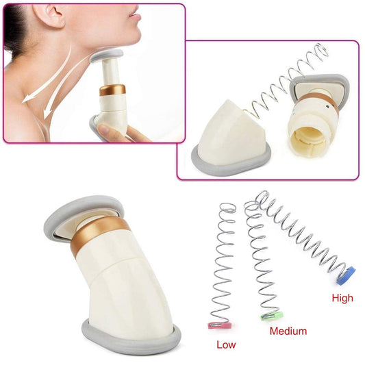 Massager for Men Women Double Chin Up Neckline Slimmer Machine and jawline Exerciser Tool with Neck Slimming Rubber & Chinfat Reducer Exerciser (1 Pc)