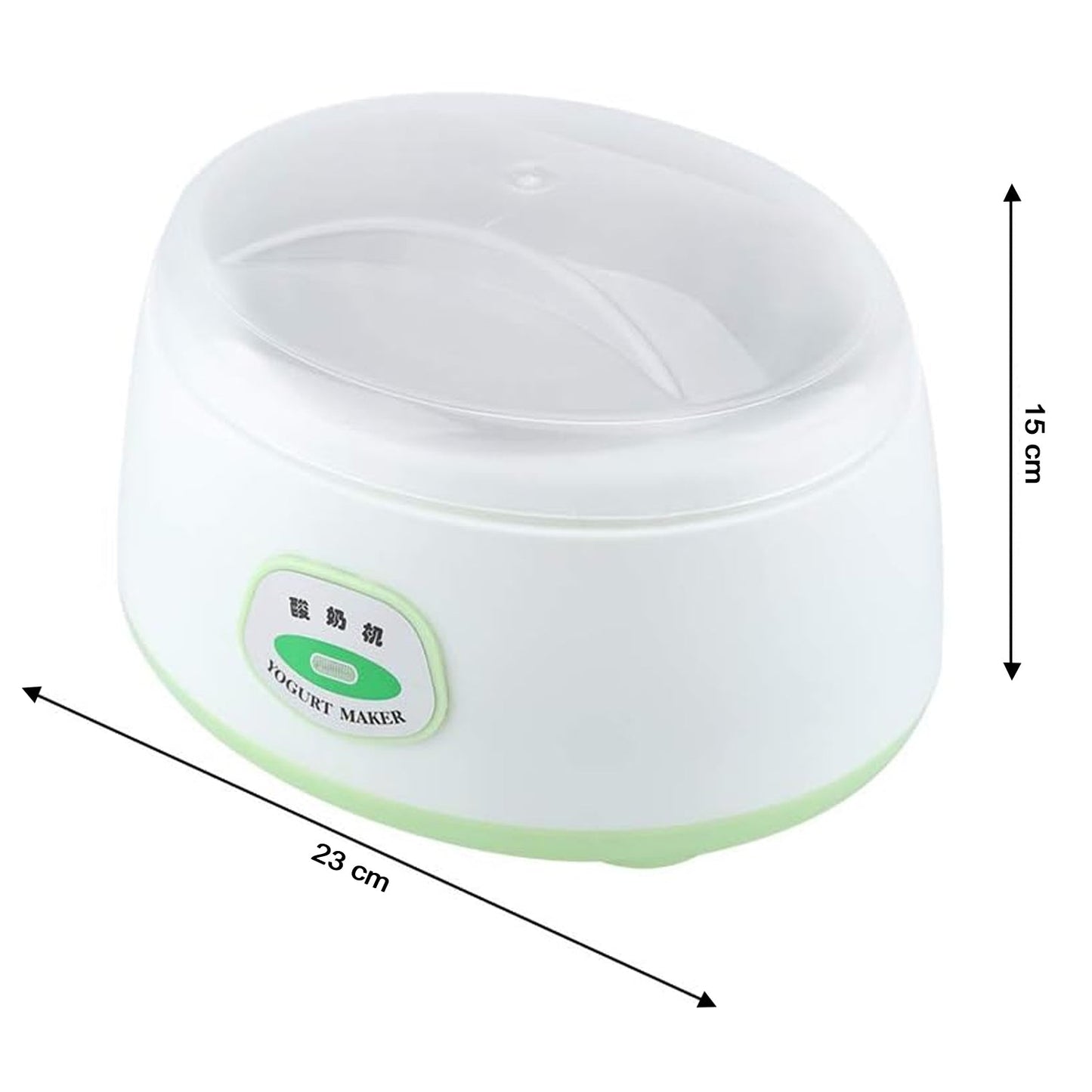 B ELECTRONIC YOGURT MAKER, AUTOMATIC YOGURT MAKER MACHINE 1L YOGHURT PLASTIC CONTAINER FOR HOME USE