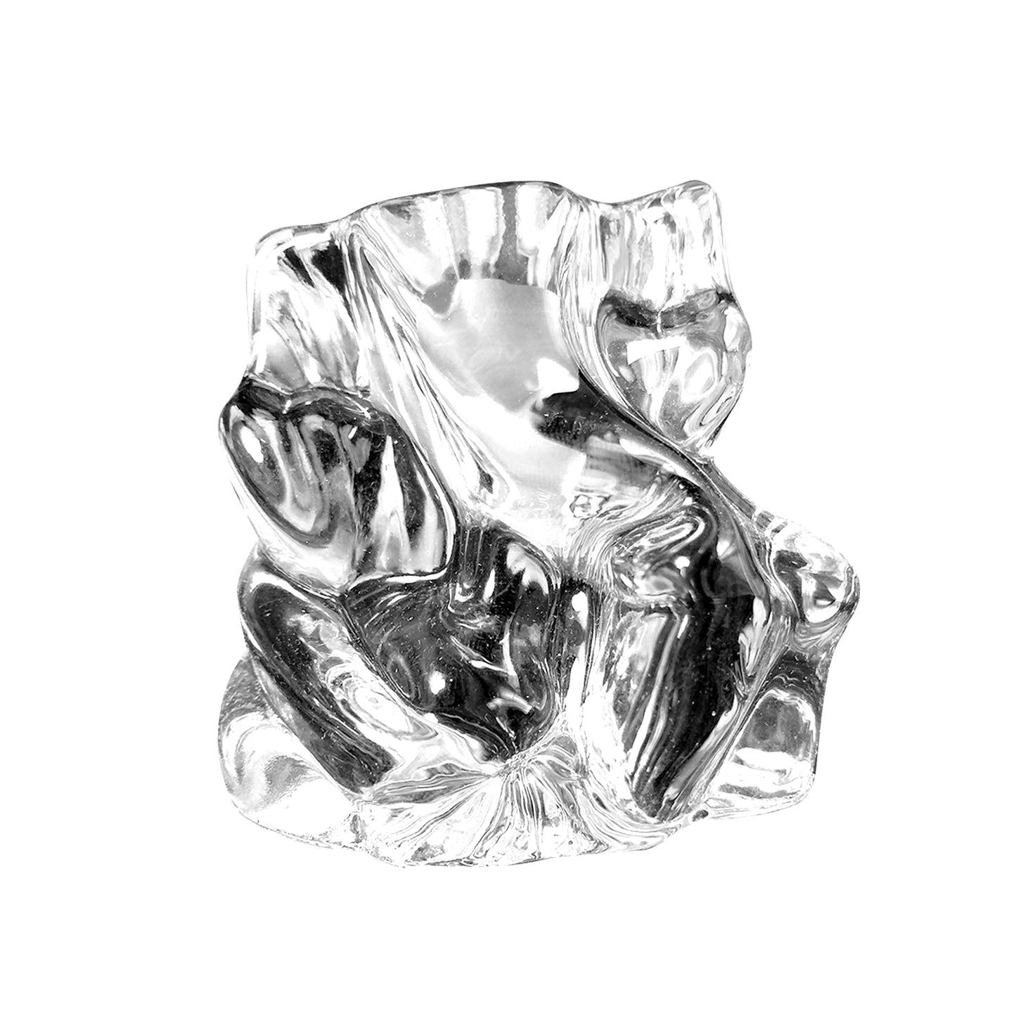 1195 Crystal Glass Ganesha Idol for Home, Office and Car Dashboard 