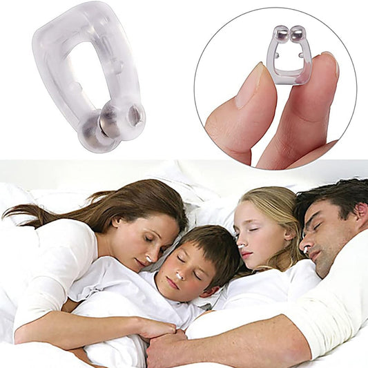 0349 Anti Snore device for men and woman Silicone Magnetic Nose Clip For heavy Snoring sleeper, Snore Stopper, Anti Snoring Device (1 Pc)