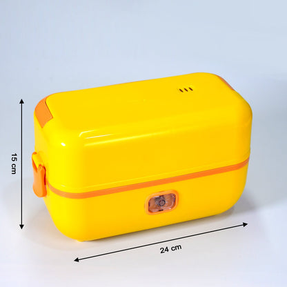 2963 1Layer Electric Lunch Box for Office, Portable Lunch Warmer with Removable 2 Stainless Steel Container. 