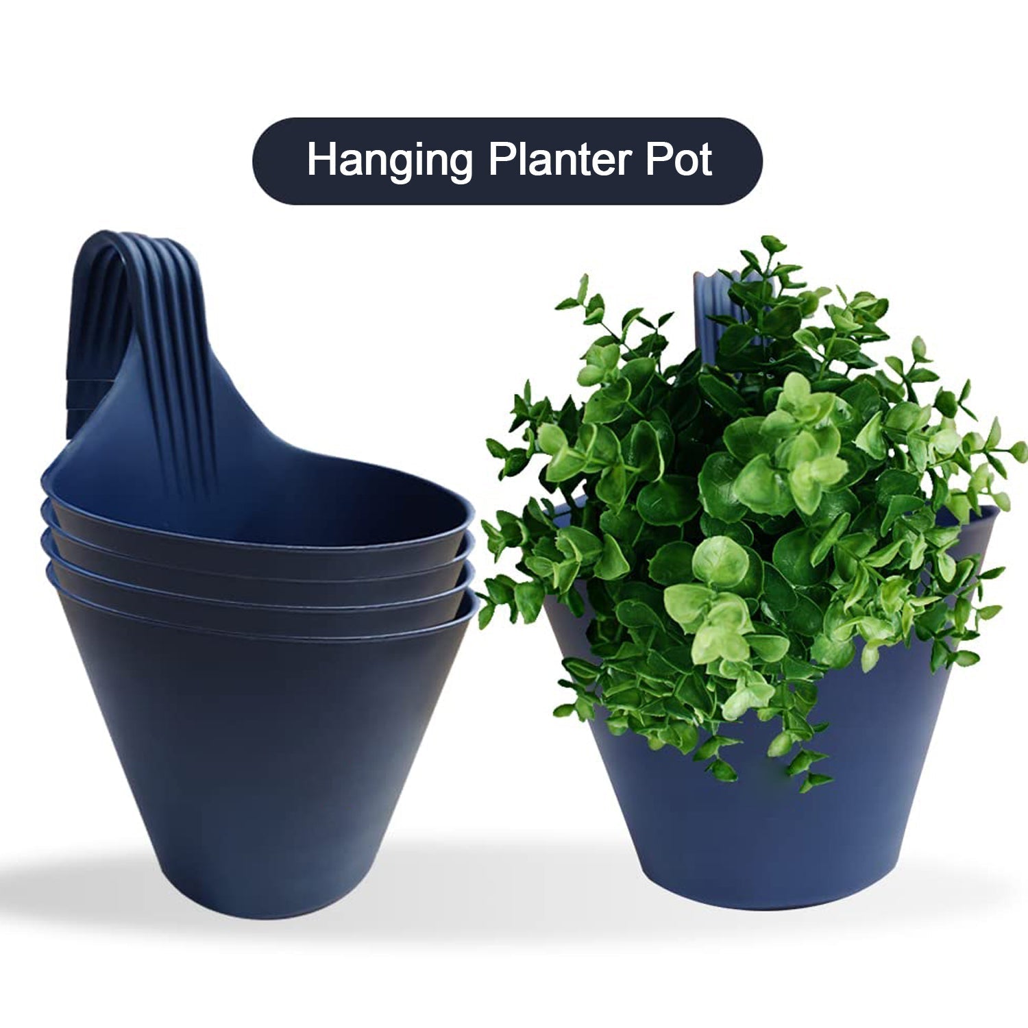 4822 Hanging Planter Pot used for storing and holding plants and flowers in it and this is widely used in in all kinds of gardening and household places etc. 