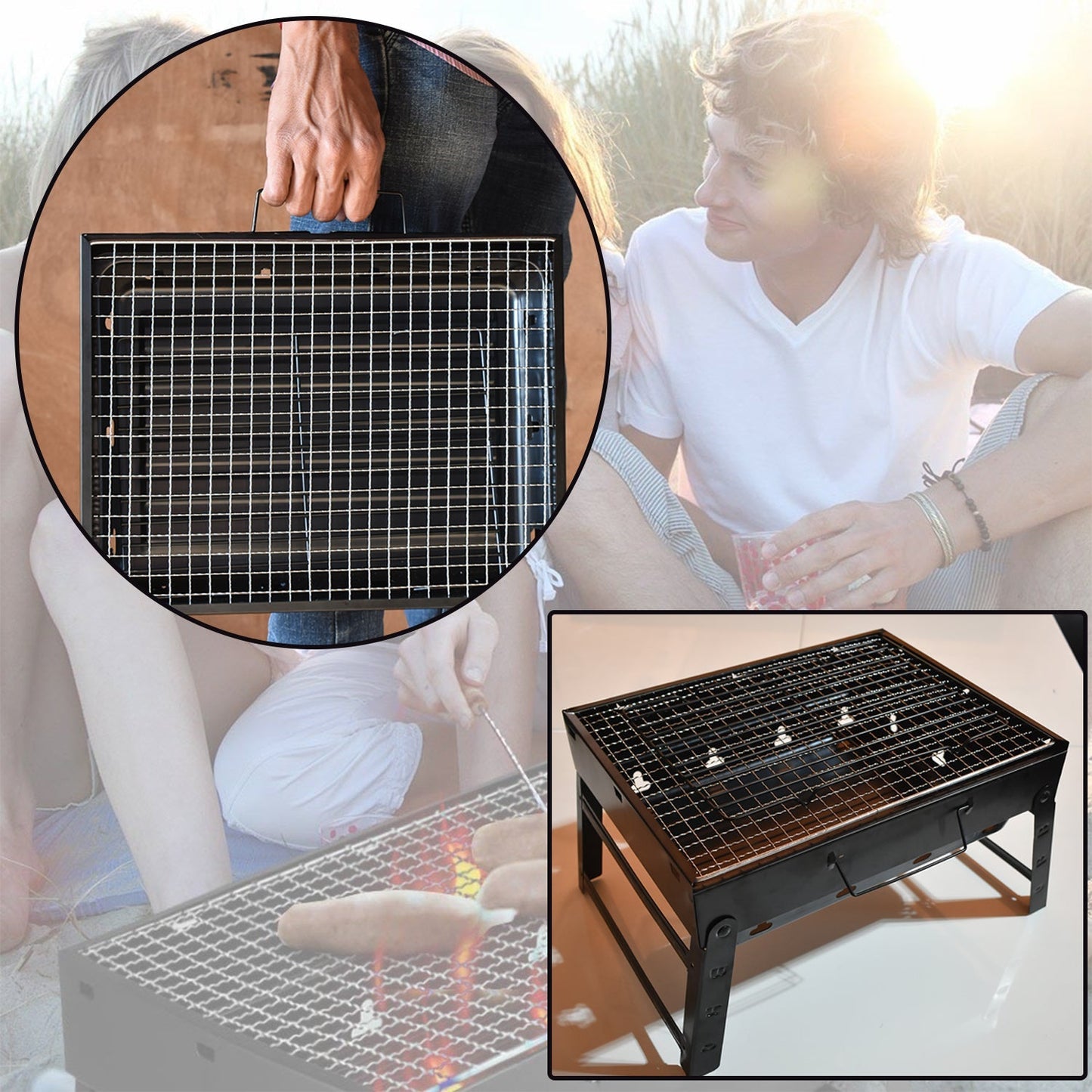 0126 A Barbecue Grill used for making barbecue of types of food stuffs like vegetables, chicken meat etc. 