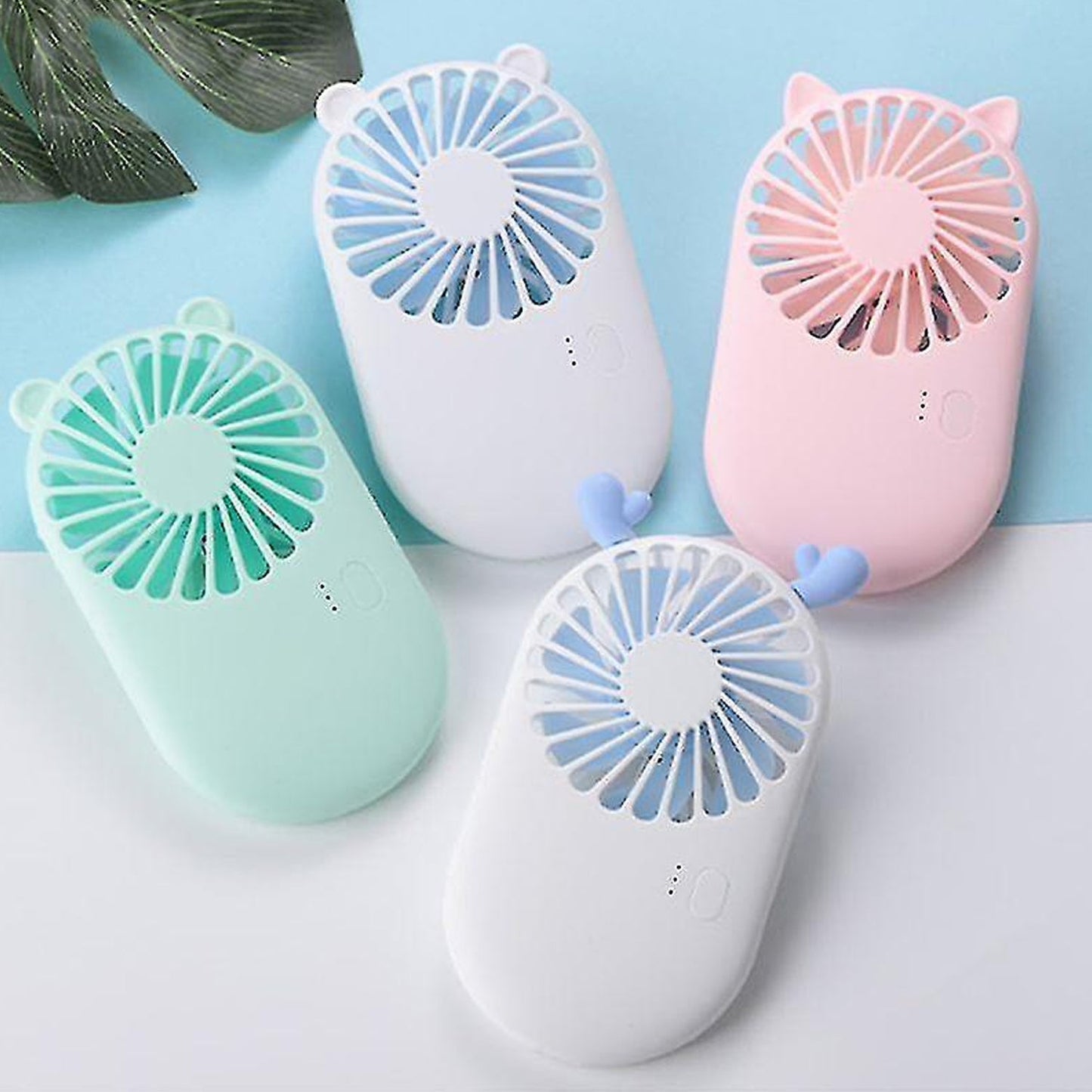 4830 Handheld Fan Creative Mini Fan Personal Fan USB Fan Pocket Fan with Bracket Table Personal Fan for Desktop Mini Fan Mini Fans Personal Fans 