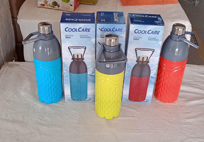 Plastic Sports Insulated Water Bottle with Handle & Color Box Easy to Carry High Quality Water Bottle, BPA-Free & Leak-Proof! for Kids' School, For Fridge, Office, Sports, School, Gym, Yoga (1 Pc Mix Color 1400ML)