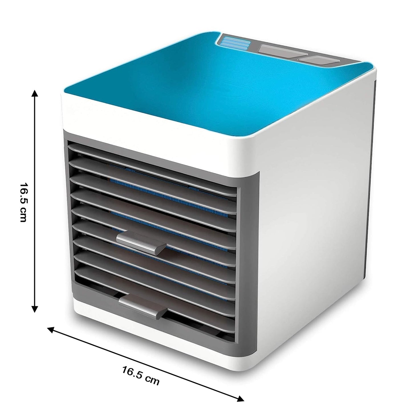 1464 Mini Portable Air Cooler, Personal Space Cooler Easy to fill water and mood led light and portable Air Conditioner Device Cool Any Space like Home Office 