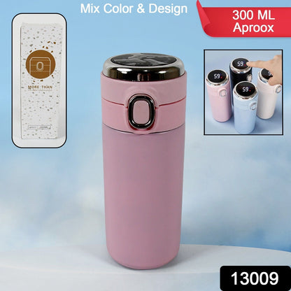 Smart Vacuum Insulated Water Bottle with LED Temperature Display, Cold & Hot | Leak Proof | Office Bottle | Gym | Home | Kitchen | Hiking | Trekking | Travel Bottle  (Mix Color & Design)