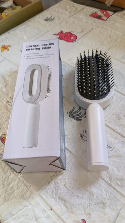 Women Hair Brush, Durable Massage Comb Hairbrush for Scalp Massage and Custom Bristles - Lightweight Air Cushion Massage Brush for Scalp Massage