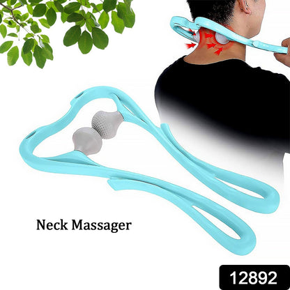 12892 Neck Shoulder Massager, 33×18 cm Portable Relieving the Back for Men Relieving the Waist Women (1 Pc)