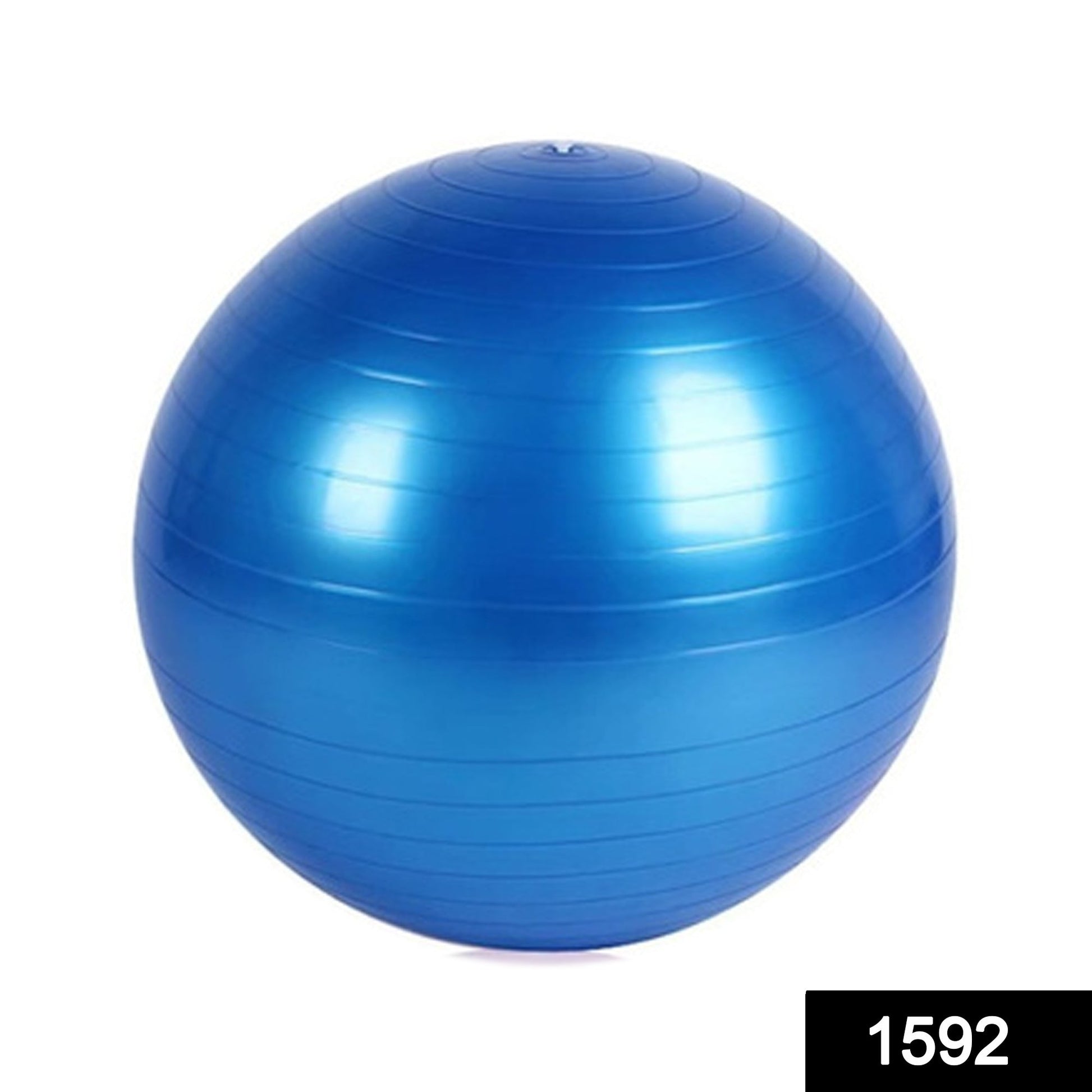 1592 Anti-Burst Exercise Heavy Duty Gym Ball (Multicolour) (75Cm) 